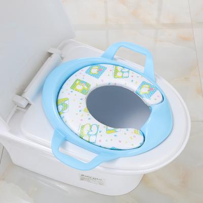 China New Design PP Portable Comfortable Plastic Soft Potty Training Potty Organic Baby Toilet Seat for sale