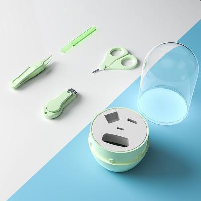 China Best Support Baby Nail Clipper Cutter Folder Care Set Grooming Manicure Kit for sale