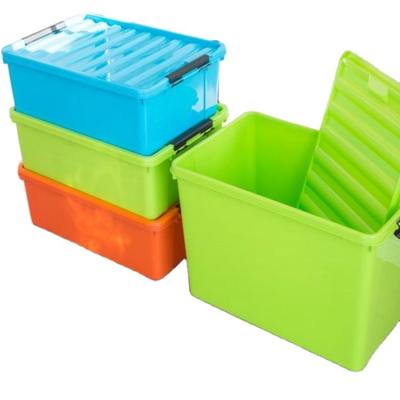 China No Tool Large Universal Sealed Colorful Plastic Storage Box With Lids for sale