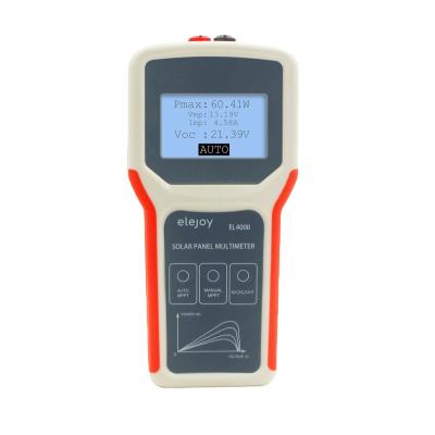 China ELEJOY EL400B Smart Current Voltage Tester LCD MPPT Solar Panel Multimeter Tester Electricity Meter Solar Panel Tester Digital VOC EL400B for sale