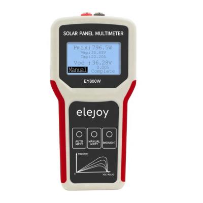 China ELEJOY EY800W Smart Current Voltage Tester LCD MPPT Solar Panel Multimeter Tester Electricity Meter Solar Panel Tester Digital VOC EY800W for sale