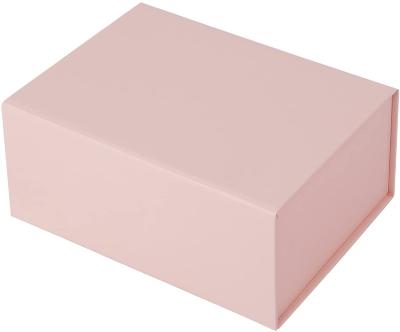 China Reused Materials Gift Box Magnetic Closure Pink Boxes With Lids Sturdy Collapsible Gift Packaging For Mothers Day Birthday Festivals Birthdays for sale