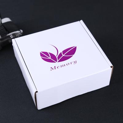 China Recycled materials wholesale universal custom-made trademark, exquisite paper gift box, bronzing clothing aircraft packaging box for sale