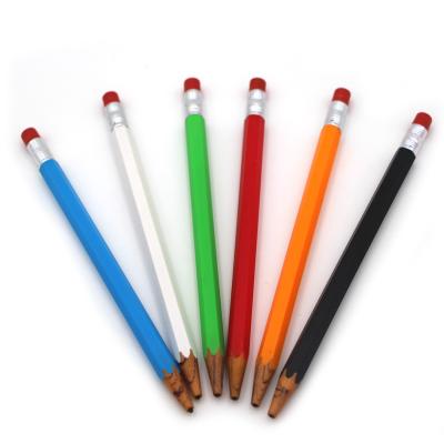 China office & 0.5/0.7 Mm School Pen Plastic Cheap Shape Pencil Automatic Mechanical Pencil With Eraser for sale