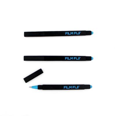 China office & School Pen Promotional Cheap Black Plastic Square Shape Active Stylus Touch Cap Pen for sale