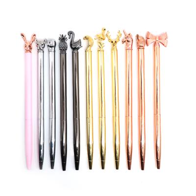 China Promotional Pen Ballpoint Pens Novelty Metal Animal Ballpoint Pen for sale