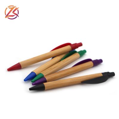 China office & Popular cheap custom school pen logo eco pen advertising promotional eco friendly recycel wood pen for sale