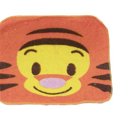 China Cheap cute tiger polyester towel safe for children cartoon the little one main cotton children for sale