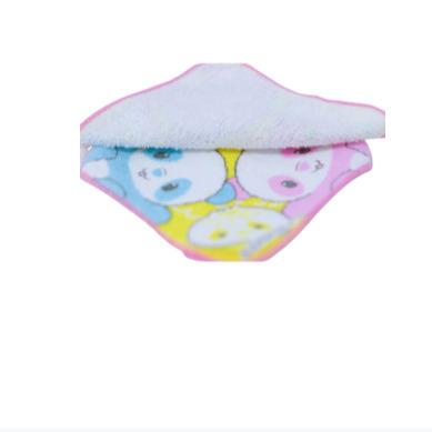 China Super Soft Cute Towel Made In China Microfiber Sustainable Cartoon Baby Saliva Factory for sale