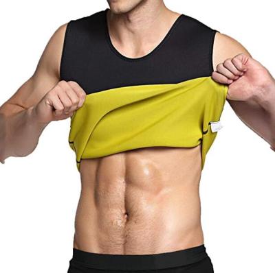 China Moco 2021 Breathable Men's Hot Sweat Sauna Vest Body Shaper Slimming Tank Top Weight Loss Waist Trainer Workout Shapewear Neoprene for sale