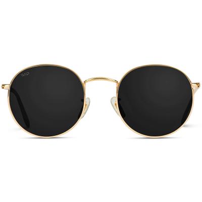 China New fashion neutral polarized sunglasses round metal frame sunglasses for men and women for sale