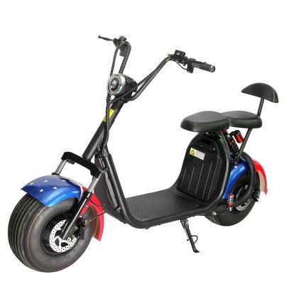 China Electric scooter 60V 20A 1500w citycoco battery removable electric scooter adult electric motorcycle for sale