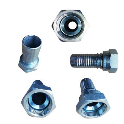 China General 26711 JIC 74 Degree Female Cone Hydraulic Lower Seat SAE Swaged Hose Pipe Adapter / Fittings Carbon / High Pressure Stainless for sale