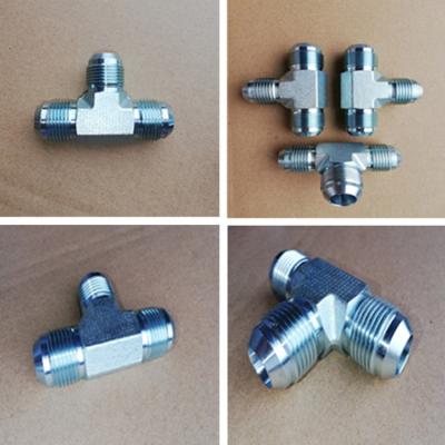 China 304 Stainless Steel Chinese Suppliers Hydraulic Hose Fittings Air Hose Fittings Male Tee High Pressure Hose Fittings for sale