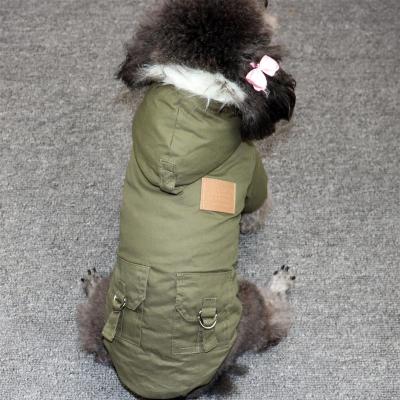 China New 2022 Custom Stocked Cheap High Quality Thick Keep Warm Jacket Dog Winter Pets Clothes for sale