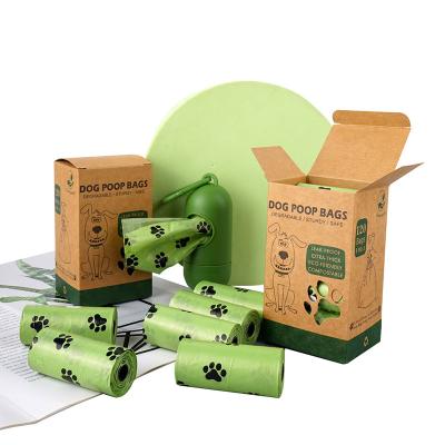 China Dropshipping Amazon Stocked Best Seller Compostable Biodegradable Dog Poop Bag for sale