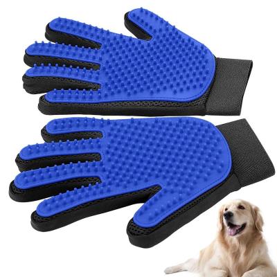 China Stocked Dropshipping Cheap Price Washing Clean Hair Remover Pet Sweep Grooming Gloves for Gog and Cats for sale