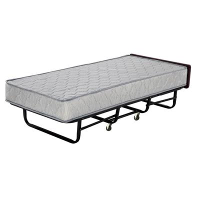 China Easy To Move Iron Base Foldable Rollaway Bed For Guest Room With Metal en venta