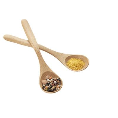 China 100% natural premium beech wood spoon made of beech wood which can customize logo for sale