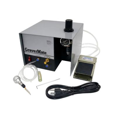 China Advertising Mate Jewelry Engraver Single Ended 110/220v Pneumatic Jewelery Engraving Company Impact Engraving Machine for sale