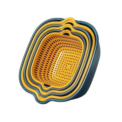 China 2021 new arrival viable drain basket, high quality strainer, hot-selling sink drain basket set for sale