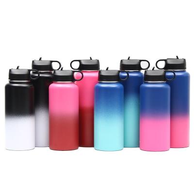 China New design PORTABLE stainless steel double-wall portable water for sport water bottle for sale