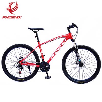 China Aluminum Alloy PHOENIX Frame Mountain Bike 27.5 Inch 21Speed ​​Full Suspension Aluminum Mountain Bike for sale