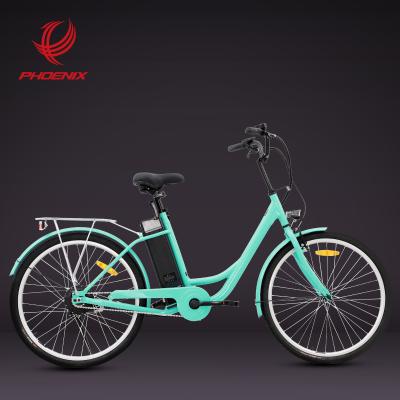 China Aluminum Alloy PHOENIX RTS Buy To Take 2 Electric Bicycle New Design EBIKE City Bike 36V 10Ah Electric Bicycle for sale