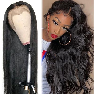 China 100% Brazilian Peruvian Curly Kinky Curly Natural Silky Straight 40inch 613 HD Virgin Women's Blonde Afro Water Wave Lace Wig Full Hair 613 HD Full for sale