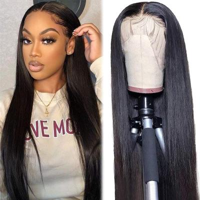 China Ombre Brown Silky Straight Black Indian Brazilian Wave Women Water Straight 613 Body Wave Hair Raw Wholesale Seller Full HD Glueless Lace Wigs for sale