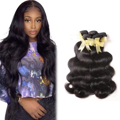 China Wholesale Grade 12a 40 Inch Extension Color Non Weft Afro Brazilian Silky Straight Remy Body Wave 100 Curly Skin Wave Hair Bundles Human Volume for sale