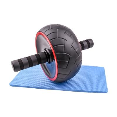 China FACTORY DIRECT Manufacturer Gym Fitness Strength Machine ABS Roller Fitness Wheel Abdominal Roller With Mat for sale