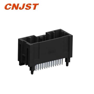 China PCB Straight Pin With Column Connector 2.0mm Pitch 180 Angle Wafer With Double Row Pin Connector for sale