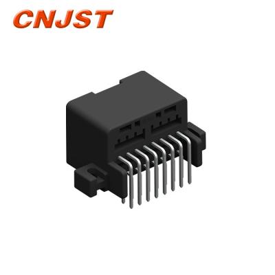 China Automobile Connectors 2.50 Mm Pitch 90 Angle Wafer-DIP Type Connector With CNJST 2.50 Mm Pitch Single Row Housing Connector for sale