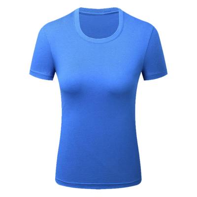 China Popula's QUICK-DRY cotton factory direct sales shirt empty advertising women's T-shirt for sale