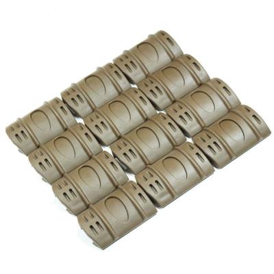 China Chasing 12 piece picatinny rail covers non slip rubber covers picatinny rail section for ar15 handguard for sale