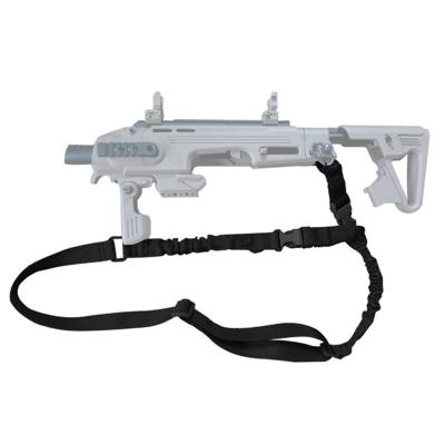 China Hunting Black Tactical 2 Point Adjustable Heavy Duty Quick Release Rifle Gun Sling for sale