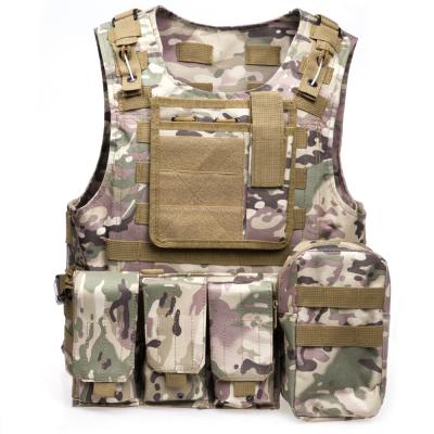 China Airsoft Breathable Military Tactical Vest Combat Molle Clothing Hunting Camouflage Vest Outdoor for sale