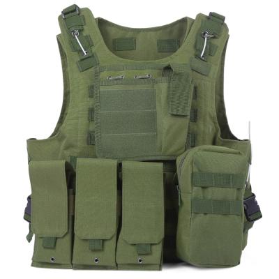 China Breathable Military Tactical Vest Army Molle Combat Hunting Vest With Pouch Assault Plate Carrier for sale