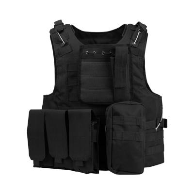 China Breathable Black Tactical Soft Air Vest Combat Molle Vests Military Tactical Gear Vests For Paintball for sale