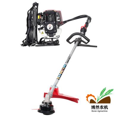 China 4-Stroke 4-Stroke Lawn Mower 31cc Garden Grass Mowing Machine Backpack Style Gasoline Brush Cutter for sale