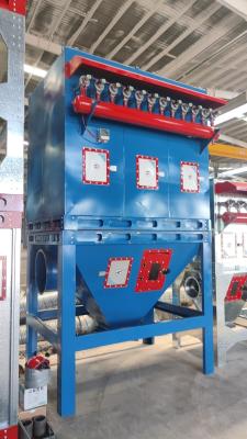 China Efficiency Industrial Pulse Bag Dust Collector With Textile / Non Woven Felt Bags for sale