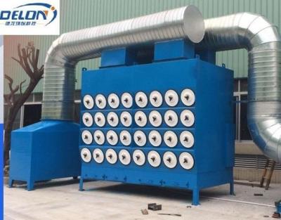 China Stainless Steel Electric Vertical Pulse Jet Cartridge Dust Collector Filter Continuous Operation for sale