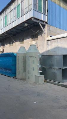 China Versatile Spray Tower System With Nozzle Options Industrial Waste Gas Treatment Equipment for sale