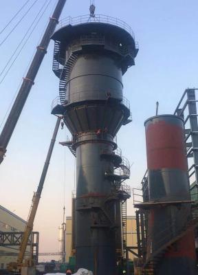 China Stainless Steel Spray Absorption Desulfurization Tower With Alkaline Spray Liquid for sale