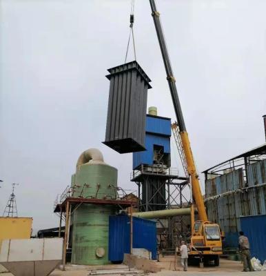 China Vertical  Stainless Steel Spray Flue Gas Desulfurization Tower Simplified Maintenance for sale