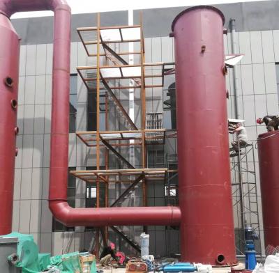 China Efficient Alkaline Solution Spray Absorption Desulfurization Dust Collector Flue  Gas Absorption Tower for sale