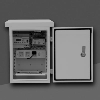 China Telecom Manufacturer Aluminum Electronics Control Panel Box for sale