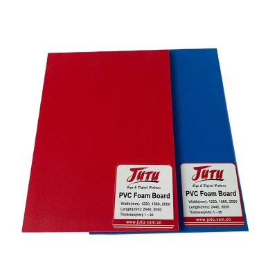 China JUTU Waterproof World Renowm Rigid Polystyrene Printing PVC Foam Board for sale