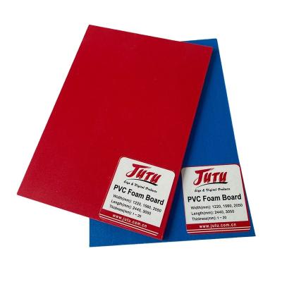 China Waterproof quality supplier JUTU wpc top cutting white pvc foam board for sale